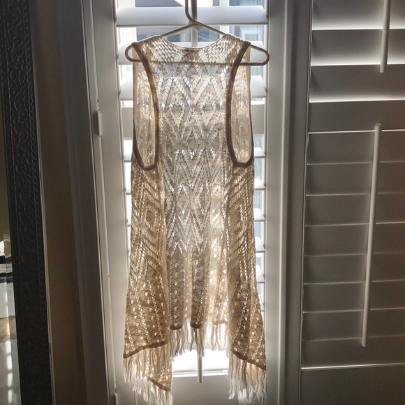 justice white patterned pool coverup - Picture 2 of 2